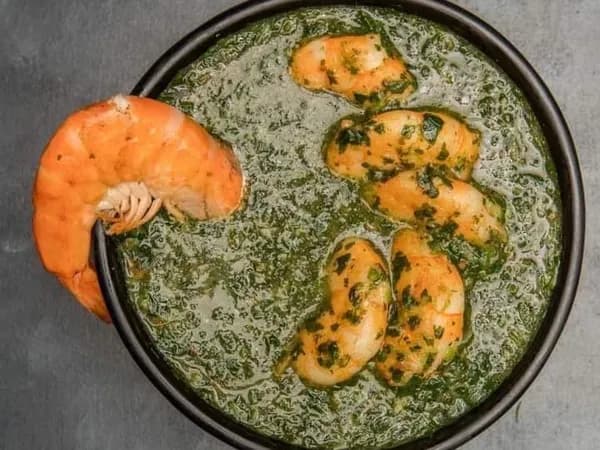 ملوخية بالجمبري