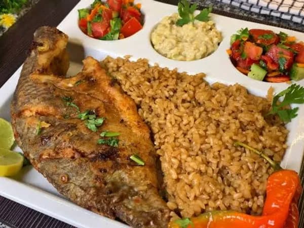 وجبة سمك بلطي مقلي